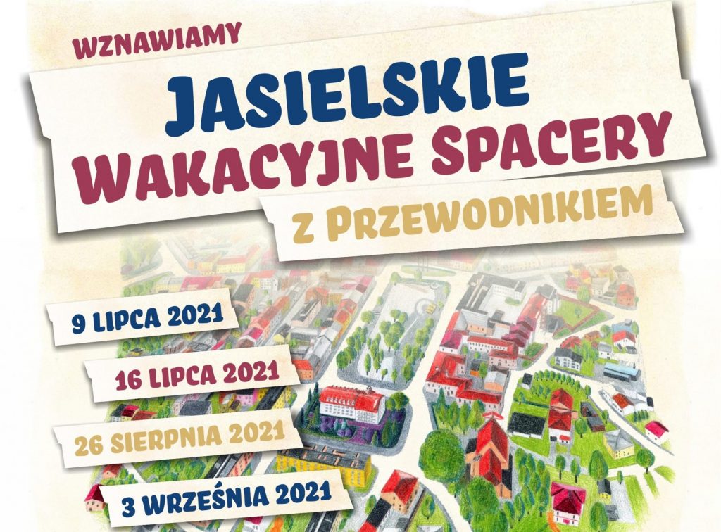 jasielskie wakacyjne spacery z przewodnikiem