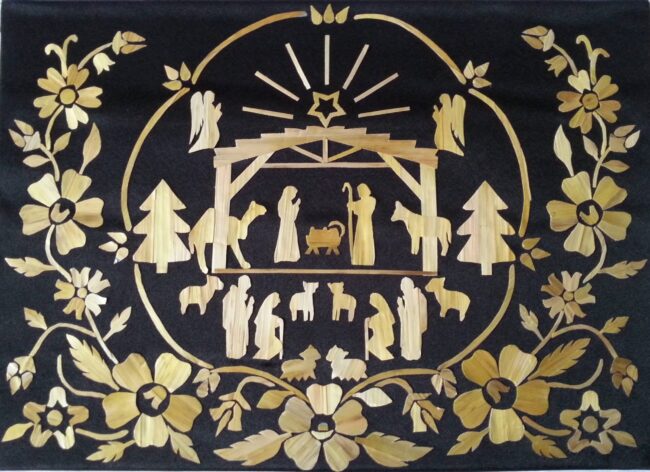 20211217_113533 Konkurs Bożonarodzeniowy. Wycinanka wyklejanka inspirowana tradycją: I miejsce – Pani Gabriela Depczyńska – Szerzyny.