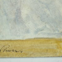2762 A-H, Ignacy Pinkas, Kościół św. Barbary, olej na tekturze, 26 x 22 cm - obrazek 3