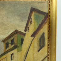 6426 A-H, Ignacy Pinkas, Radzieckie schody, 1926, olej na tekturze, 50 x 25 cm - obrazek 3