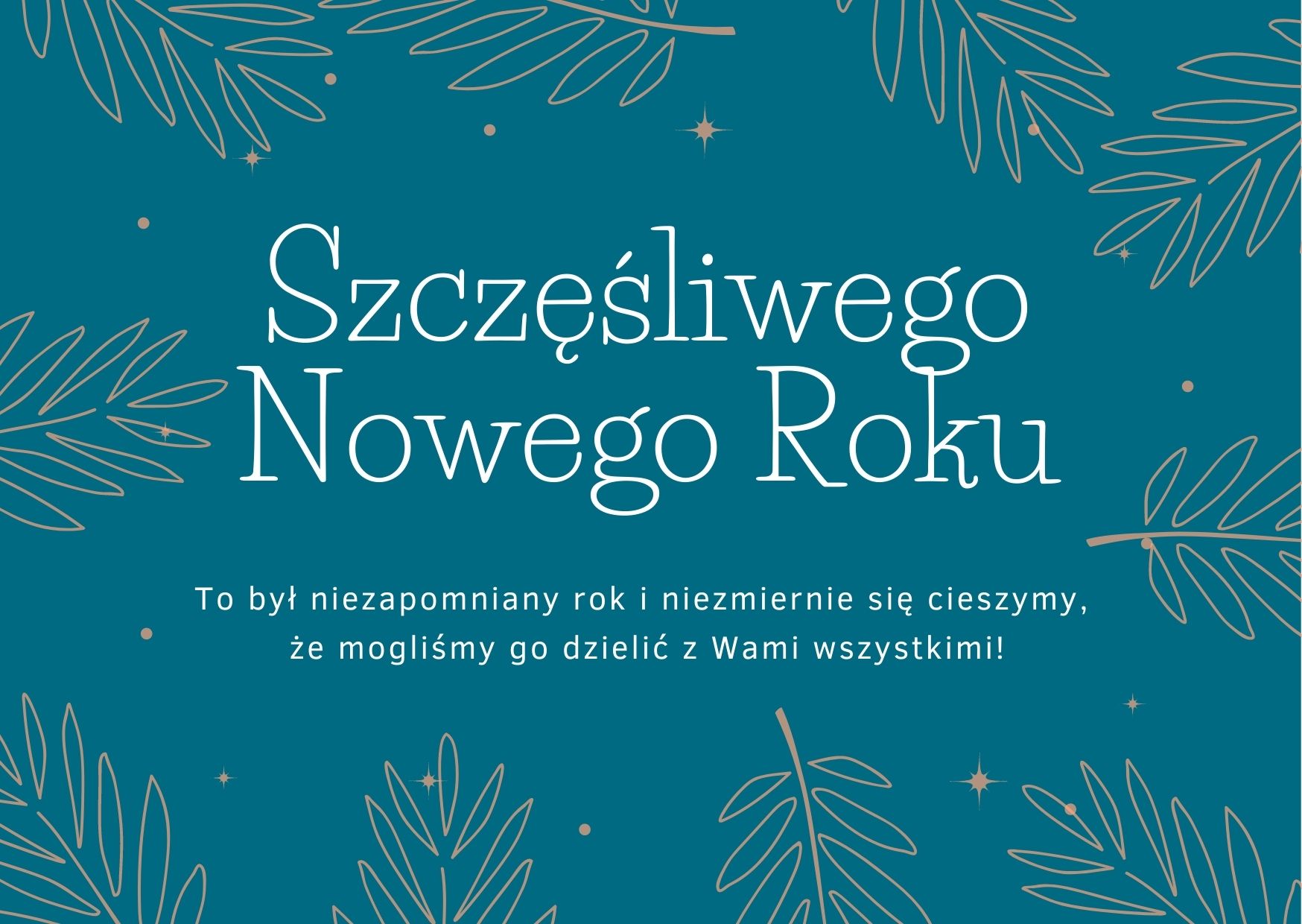 Szczęśliwego Nowego Roku