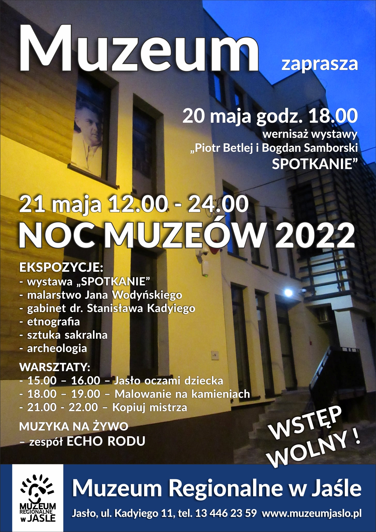 Noc MuzeÓw 2022 Zaproszenie Muzeum Regionalne W Jaśle 3829