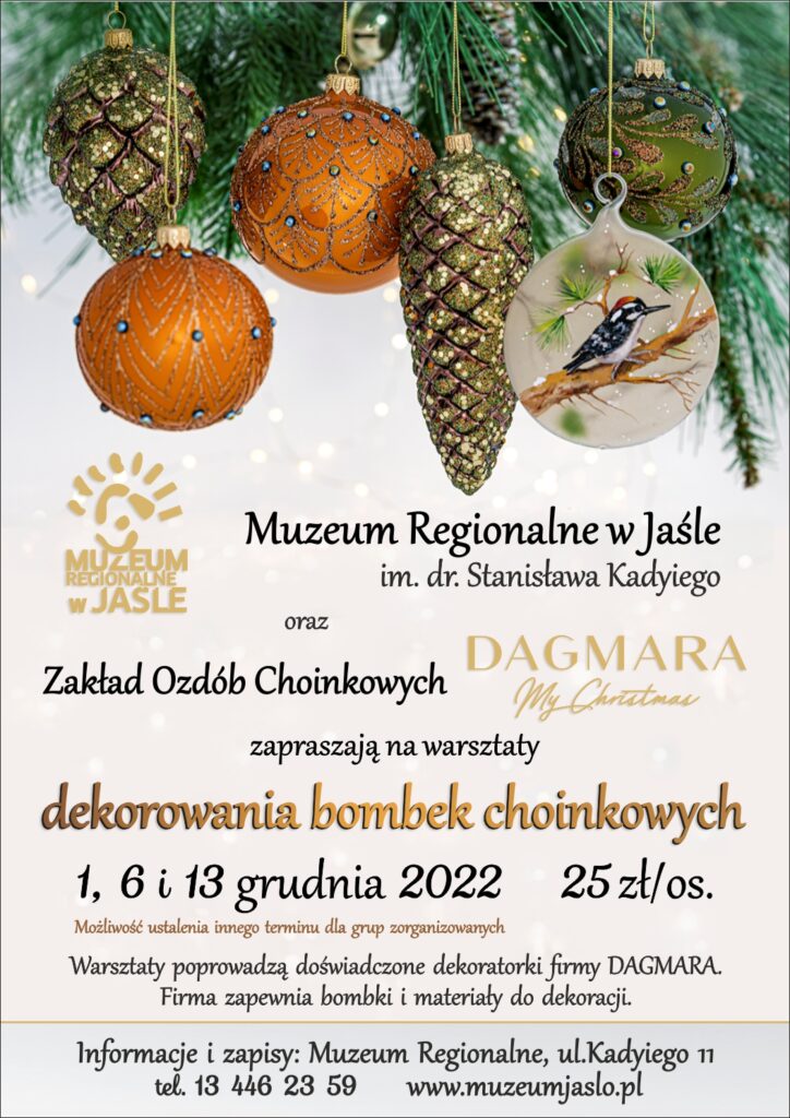 Świąteczne warsztaty zdobienia bombek choinkowych