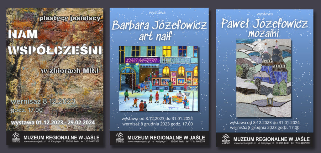 wernisaże grudniowych wystaw