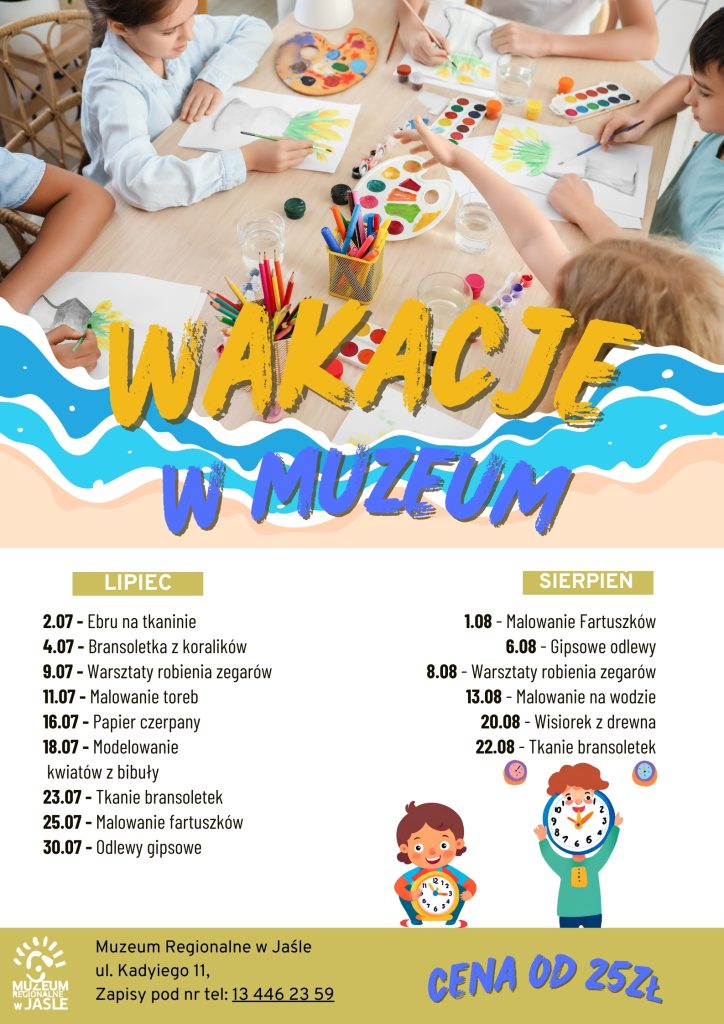 wakacyjne twórcze warsztaty!