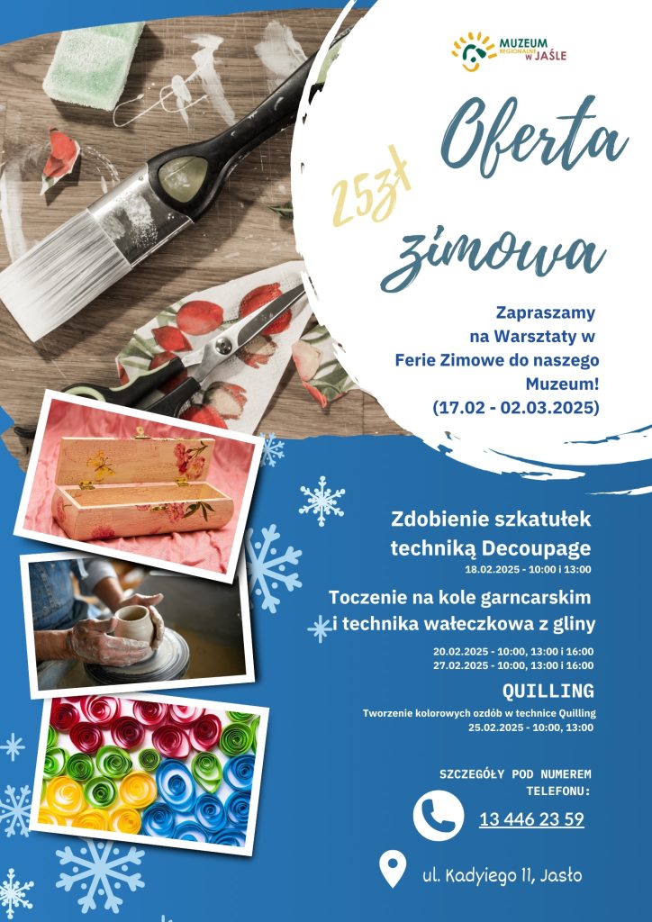 zimowe warsztaty w muzeum regionalnym w jaśle – dołącz do twórczej zabawy!