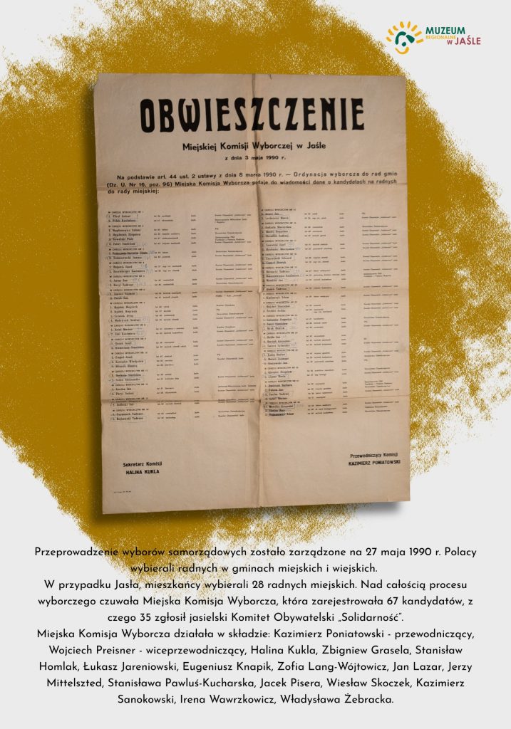 z nadziei w odważne działanie - początki jasielskiego samorządu