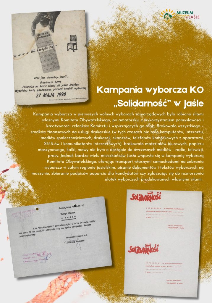 z nadziei w odważne działanie - początki jasielskiego samorządu