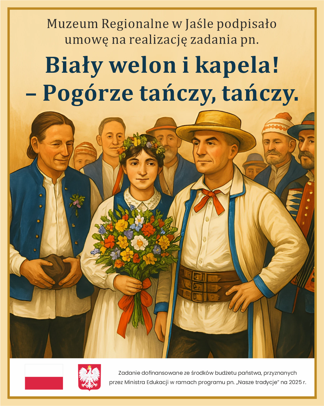 Plakat_Wesele Kapela Pogórze_Plakat_Muzeum Regionalne w Jaśle