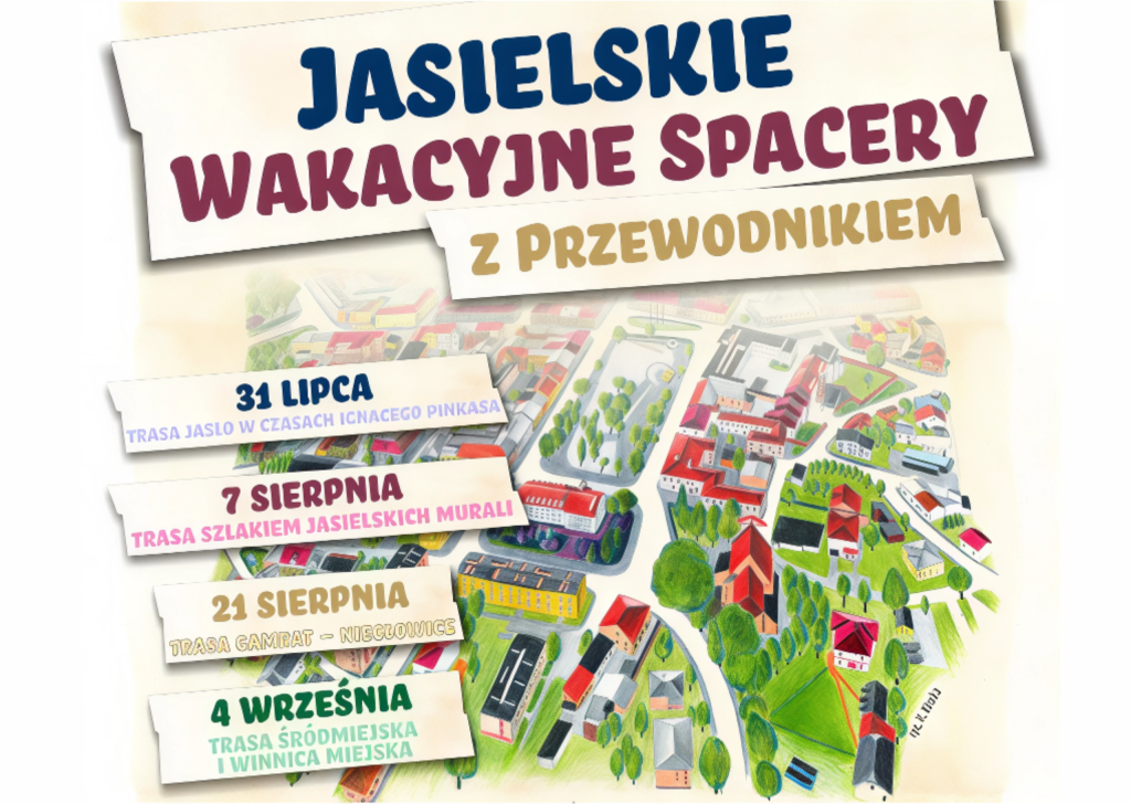 wyrusz z nami na letnie spacery po jaśle!