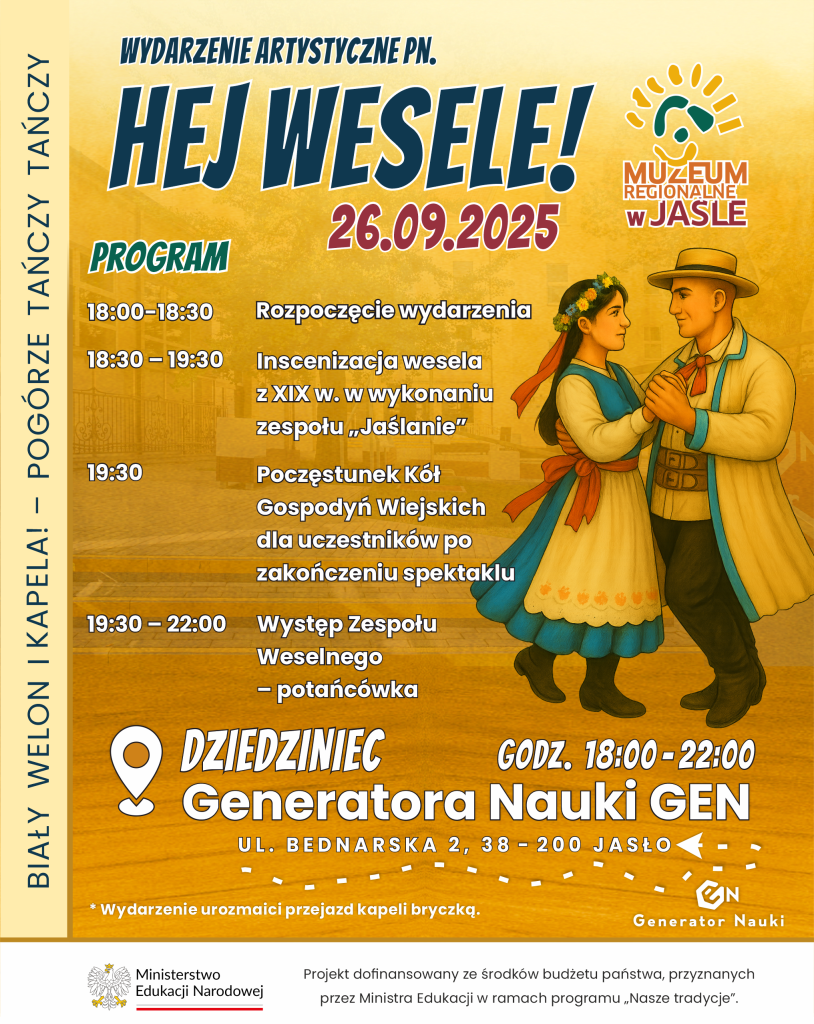 „hej wesele!” – wyjątkowe wydarzenie artystyczne w jaśle