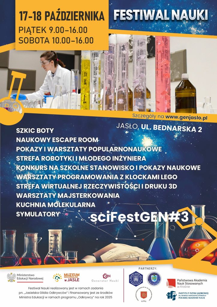 już za  dni generator nauki gen i muzeum regionalne w jaśle otwierają swoje drzwi dla wszystkich ciekawych świata!