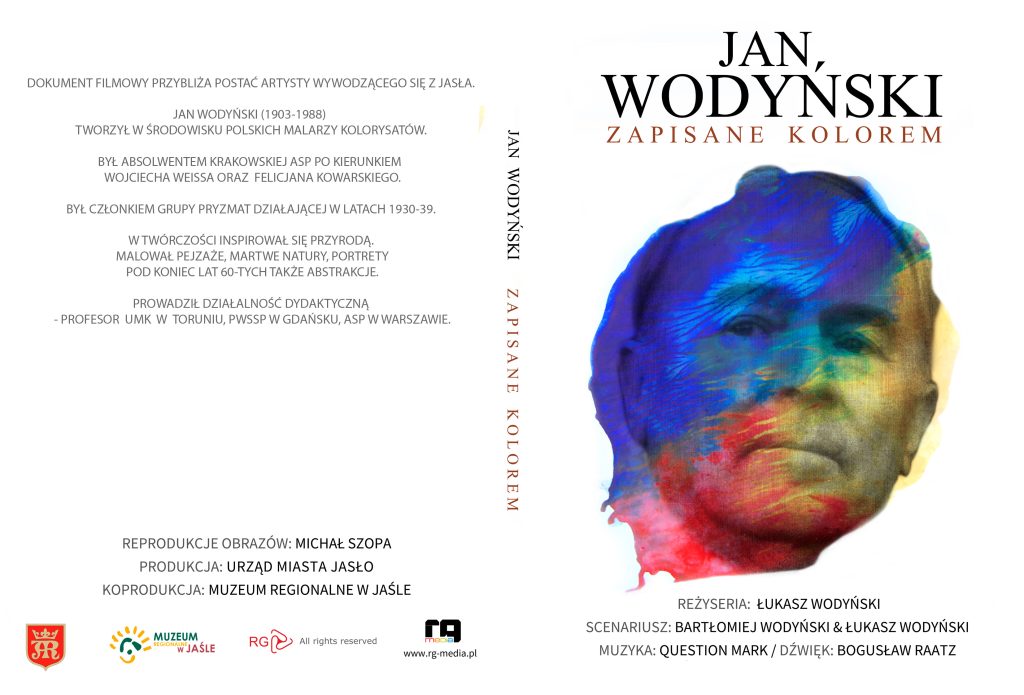 Film DVD „Jan Wodyński. Zapisane kolorem”, reż. Łukasz Wodyński, 2019, 59 mi