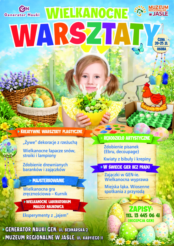 wielkanoc pełna kreatywności – warsztaty w muzeum i gen-ie!
