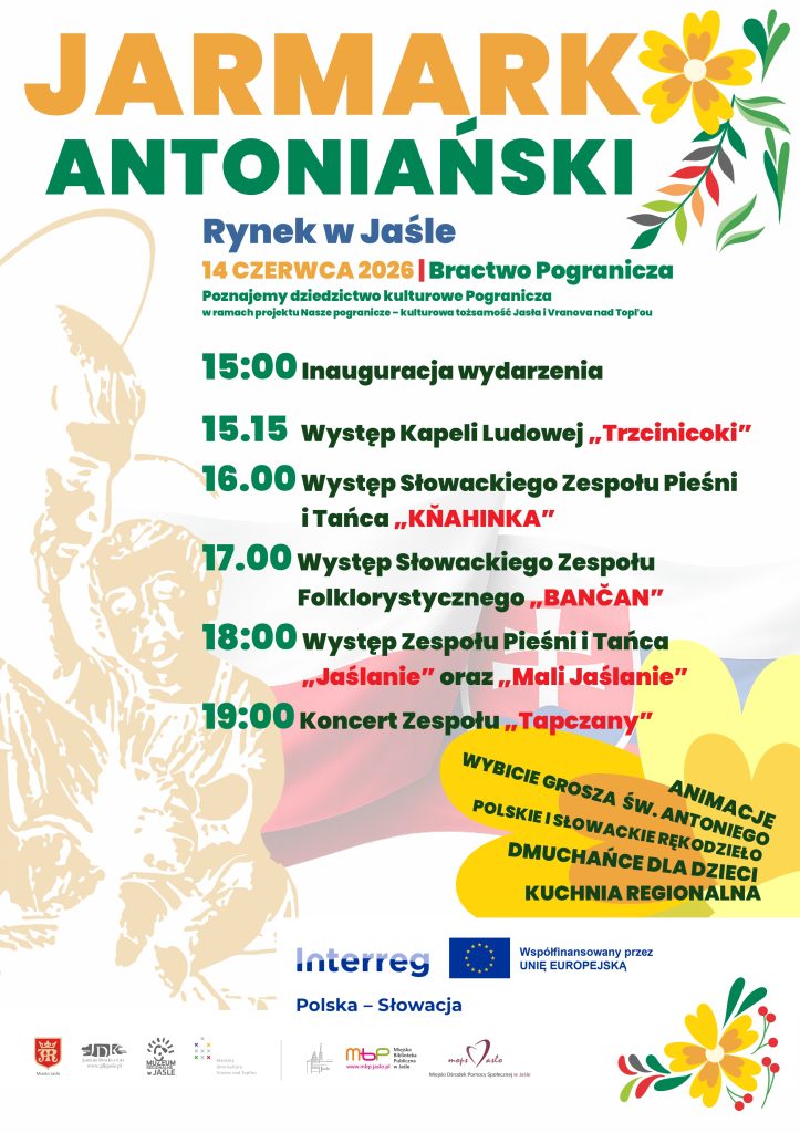 jarmark antoniański na jasielskim rynku – zakosztuj w smakach regionalnych i poznaj kulturę polsko-słowackiego pogranicza