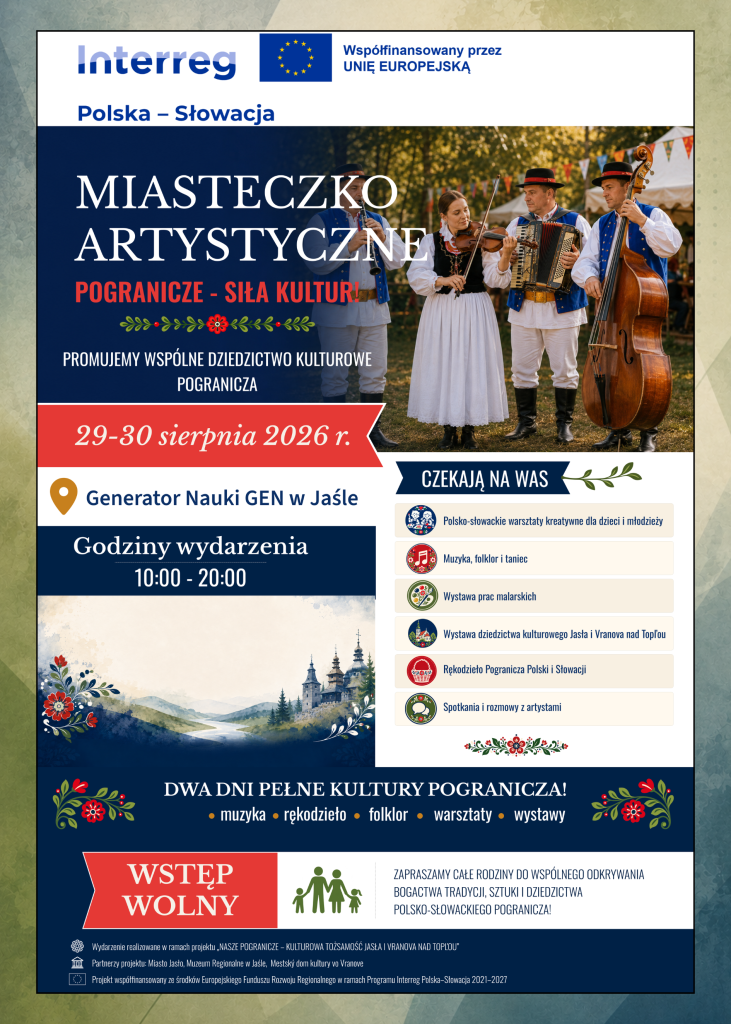 jasŁo – vranov nad topĽou. pogranicze, ktÓre ŁĄczy