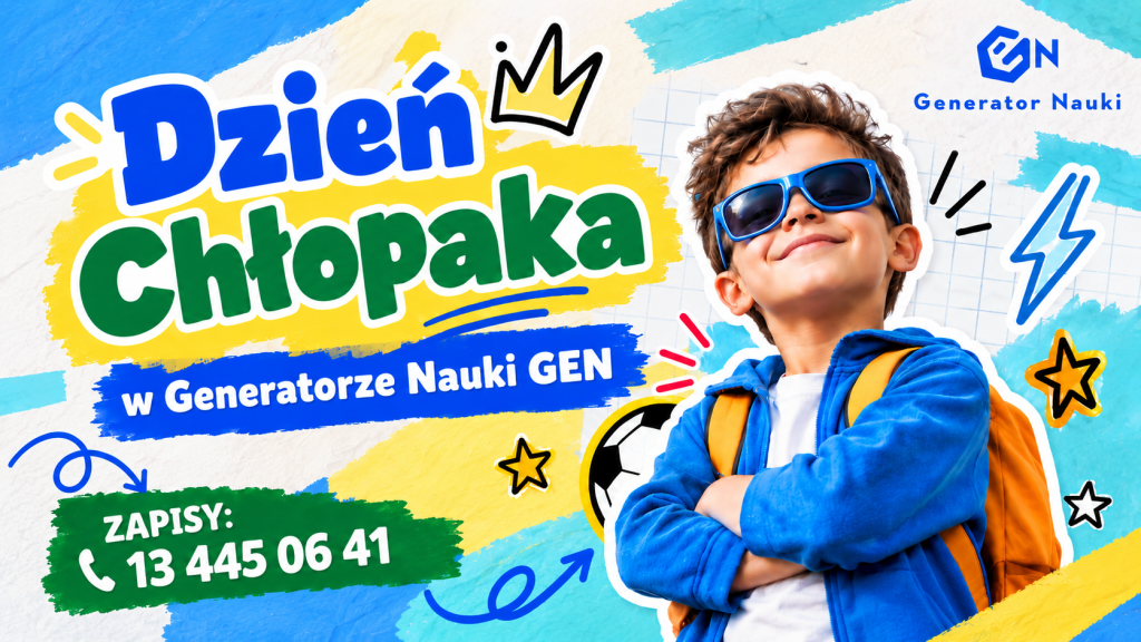 szukacie pomysłu na dzień chłopaka? spędźcie go w naszym generatorze nauki gen!